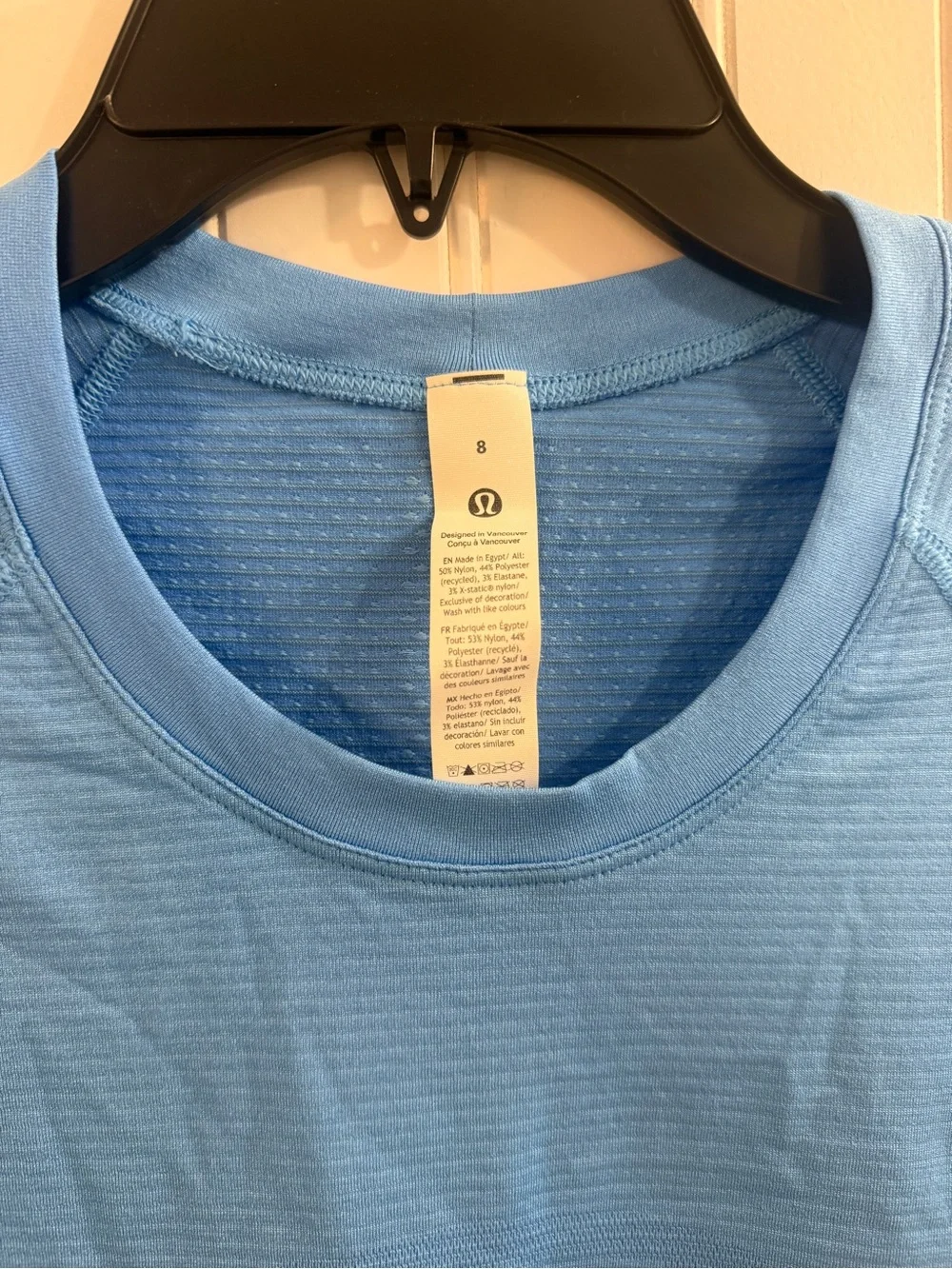 Lululemon swiftly tee, waist length